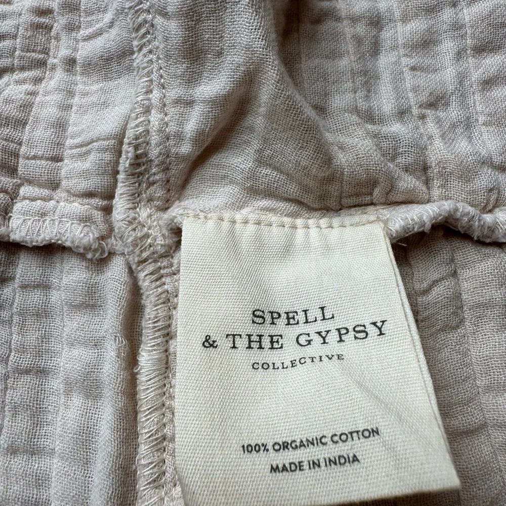 NEW! Spell & the Gypsy Collective Organic Cotton Sand Hanalei Skirt XS PriceFirm